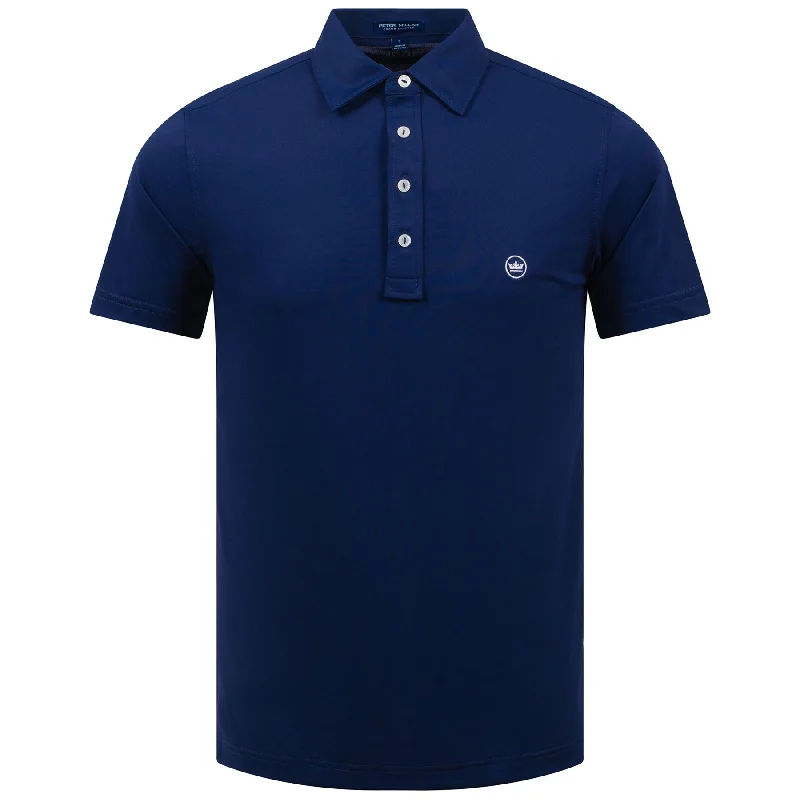 Soul Tailored Fit Performance Mesh Polo Navy - 2024